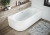 Акриловая ванна Riho Desire Velvet White 184x84 белая матовая