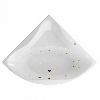 Ванна акриловая EXCELLENT Glamour ULTRA WAEX.GLA15.ULTRA.GL 150x150 белая с гидромассажем