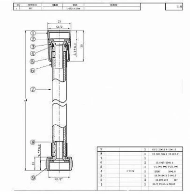 Душевой шланг Bravat P7231N-RUS