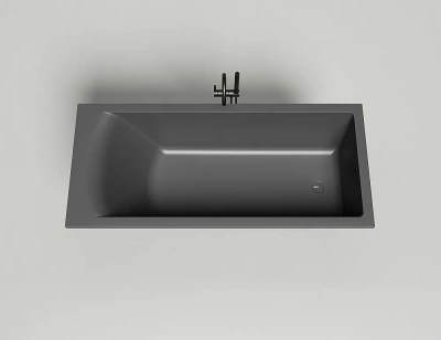 Ванна Salini Cascata S-Stone 104223MRH 180x80 белая/снаружи RAL матовая
