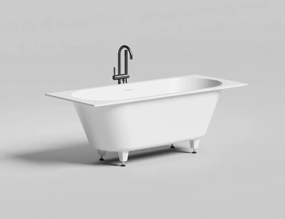 Ванна Salini Ornella AXIS KIT S-Stone 104723MRF 170x70 белая/полностью RAL матовая
