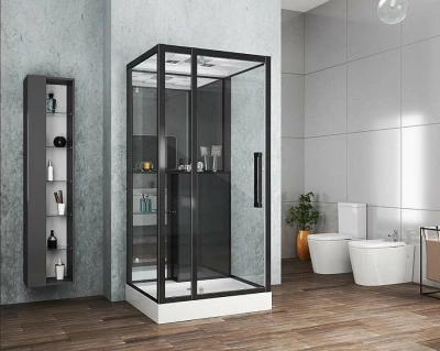 Душевая кабина Grossman GR261 90x90 прозрачная/черный