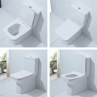 Унитаз-компакт Orans Ceramic OLS-WM9904 безободковый, с бачком, с крышкой микролифт