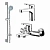Душевой набор 3 В 1 Bravat ELER F00450CP