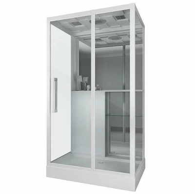Душевая кабина Grossman GR167 80x120 прозрачная/белый