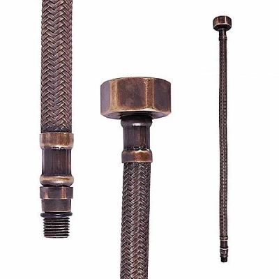 Гибкая подводка для воды Rav-Slezak Flexi IF0012SM бронза