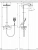 Душевая система Hansgrohe Raindance E Showerpipe 360 1jet EcoSmart 27286000