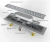 Душевой лоток PAINI Harmony CH550H 55 хром