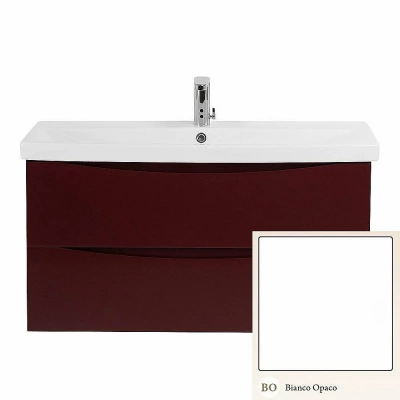 Тумба с раковиной BelBagno MARINO-CER 2C SO 90 Bianco Opaco