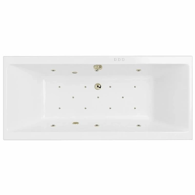 Ванна акриловая EXCELLENT Pryzmat Slim RELAX WAEX.PRY17S.RELAX.BR 170x75 белая с гидромассажем