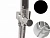 Дивертор Rav-Slezak MD0708CMATC черный матовый/хром