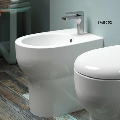 Биде напольное Artceram SMARTY SMB002 01 00bi*0 белое