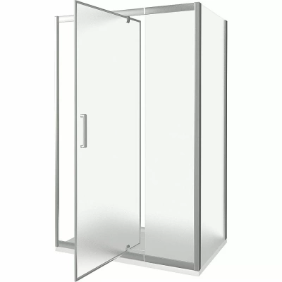 Душевой уголок Good door ORION WTW-PD+SP 100x80 стекло матовое/профиль хром