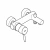 Смеситель для ванны Grohe Concetto 32211001 хром Смеситель для ванны Grohe Concetto 32211001 хром