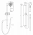 Душевой гарнитур BelBagno BB-SAL-CRM