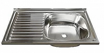 Мойка кухонная MIXLINE ML 528173 хром