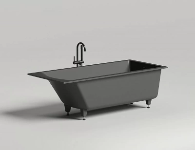 Ванна Salini Cascata KIT S-Stone 104523MRF 180x80 белая/полностью RAL матовая