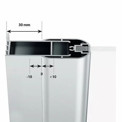 Душевой уголок Ravak Chrome CRV2+CPS 90х100 профиль сатин/стекло прозрачное