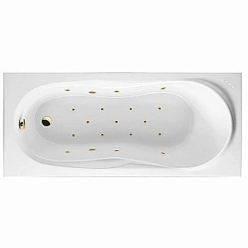 Ванна акриловая EXCELLENT Sekwana RELAX WAEX.SEK17.RELAX.GL 170x75 белая с гидромассажем