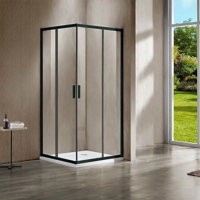 Душевой уголок Vincea Garda VSS-1G8090CLB 80x90 черный