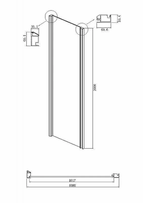 Душевой уголок Ambassador Intense IBB 150х110