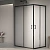 Душевой уголок RGW Passage  PA-040B 80x100 3508104080-24 стекло матовое-сатинат/профиль черный