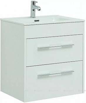 Тумба с раковиной Aquanet Августа 277507 60 белый