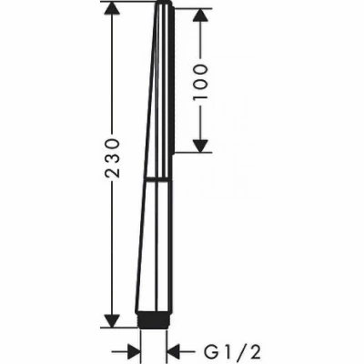 Душевая лейка Hansgrohe Rainfinity 100 1jet 26866340