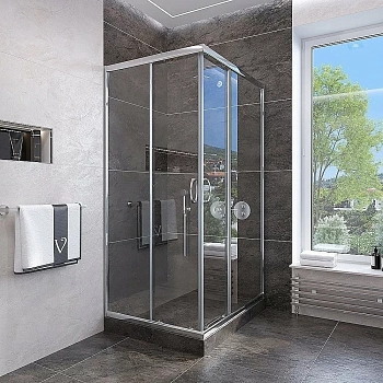 Душевой уголок Veconi RV-113 90x90 прозрачный