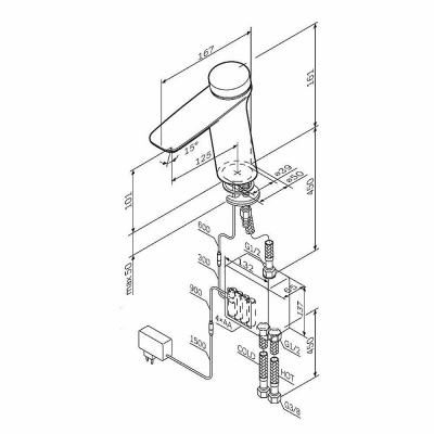 Смеситель для раковины AM.PM INSPIRE 2.0 F50A02400