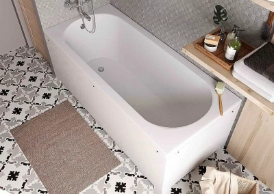 Ванна Aquanet Lotos Stone 180x80 AQ-00332894 белая