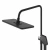 Душевая система Grossman Style 500.K35.05.210 черный матовый