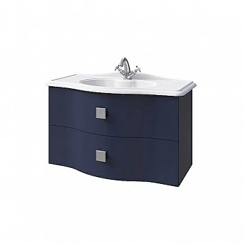 Тумба с раковиной Caprigo Nokturn 1319-TP818 158-G3090 90 синяя
