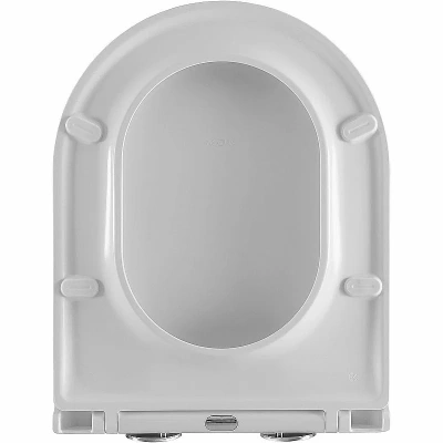 Унитаз напольный Aquanet Ray 326011 безободковый, с бачком, с крышкой микролифт, слив торнадо