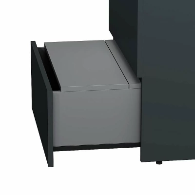 Тумба с раковиной AM.PM Gem S 60 графит