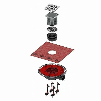 Душевой трап TECE TECEdrainpoint S KDP-S120 с сифоном в комплекте