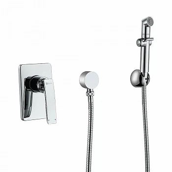 Гигиенический душ со встраиваемым смесителем Lemark Bellario LM6819C