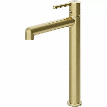 Смеситель для раковины Iddis Aiger AIGMG01i01 матовое золото
