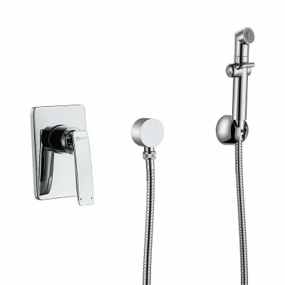 Гигиенический душ со встраиваемым смесителем Lemark Bellario LM6819C
