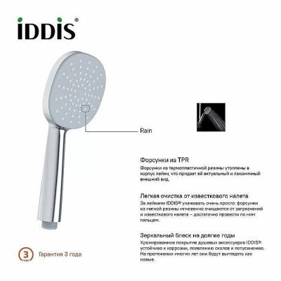Душевая лейка Iddis Optima Home OPH1F98i18