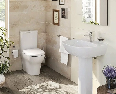 Унитаз Vitra Zentrum 9012B003-7202 с бачком, с крышкой микролифт, белый
