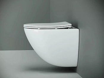 Унитаз подвесной Ceramica Nova Mono Rimless CN1905 безободковый, с крышкой микролифт