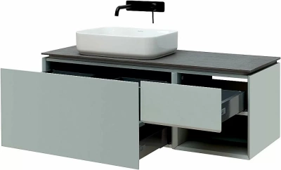 Тумба с раковиной Allen Brau INFINITY 120 1+1 папирус матовый