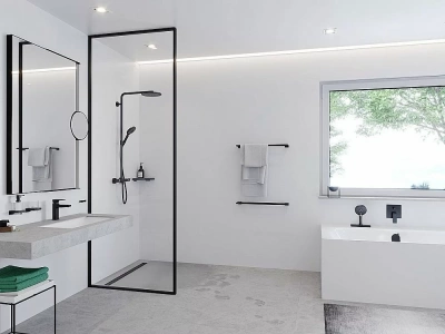 Внешняя часть излива на ванну Hansgrohe Exafill S  58117000