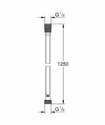 Душевой шланг Grohe Silverflex Longlife 26335000