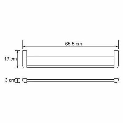 Полотенцедержатель WasserKRAFT Kammel K-8340