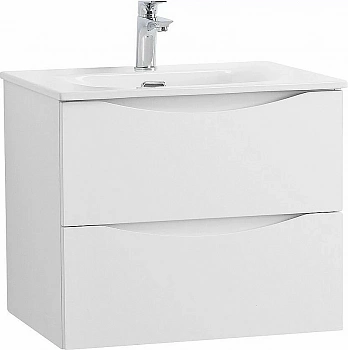 Тумба с раковиной BelBagno MARINO-CER-N-600-2C-SO-BO-P Bianco Opaco