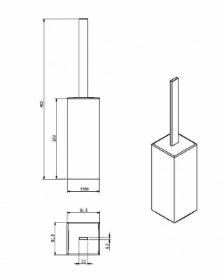 Ершик для туалета Langberger Accessories 11371A
