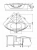 Ванна акриловая Gemy Glass Panel G9025 II C 155х155 белая с гидромассажем