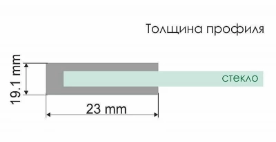 Душевой уголок WasserKRAFT Elbe 74P06 80x120